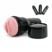 Мастурбатор-вагина Fleshlight - Vibro Pink Lady Touch с вибрацией - Fleshlight - в Йошкар-Оле купить с доставкой