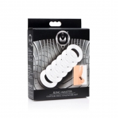 Комплект из 6 прозрачных эрекционных колец Ring Master Custom Ball Stretcher Kit - XR Brands - в Йошкар-Оле купить с доставкой