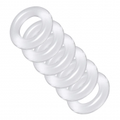 Комплект из 6 прозрачных эрекционных колец Ring Master Custom Ball Stretcher Kit - XR Brands - в Йошкар-Оле купить с доставкой