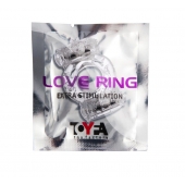 Прозрачное виброкольцо с двумя вибропульками - Toyfa Basic - в Йошкар-Оле купить с доставкой