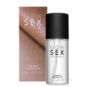 Съедобное cогревающее массажное масло Slow Sex - 50 мл. - Bijoux Indiscrets - купить с доставкой в Йошкар-Оле