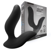 Черный вибромассажер простаты 3,5’’ Curve P-spot Massager - 12 см. - Erokay - в Йошкар-Оле купить с доставкой