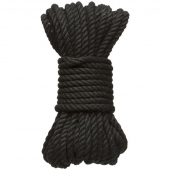 Черная верёвка для связывания и фиксации Bind Tie - 9,14 м. - Doc Johnson - купить с доставкой в Йошкар-Оле