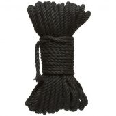 Черная верёвка для связывания и фиксации Bind Tie - 15,24 м. - Doc Johnson - купить с доставкой в Йошкар-Оле