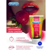 Интимная гель-смазка Shefox «Сладкая клубника» - 50 мл. - Shefox - купить с доставкой в Йошкар-Оле