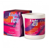 Массажная свеча Light My Fire Coconut с ароматом кокоса - 65 гр. - Love to Love - купить с доставкой в Йошкар-Оле