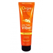 Гель с эффектом вибрации Lube Tube Vibe Medium Pina Colada - 100 мл. - ORGIE - купить с доставкой в Йошкар-Оле