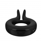 Черное эрекционное кольцо Marry Me Rechargeable Vibrating Cockring - Adrien Lastic - в Йошкар-Оле купить с доставкой