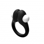 Черное эрекционное кольцо Zippy Vibrating Ring With Bullet - Adrien Lastic - в Йошкар-Оле купить с доставкой