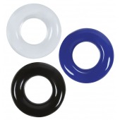 Набор из 3 эрекционных колец без рельефа - Boys of Toys - в Йошкар-Оле купить с доставкой