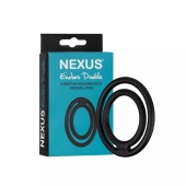 Черное двойное эрекционное кольцо Nexus Enduro Double - Nexus Range - в Йошкар-Оле купить с доставкой