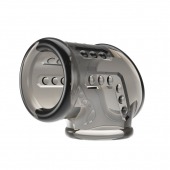 Дымчатая насадка на пенис и мошонку - Baile - в Йошкар-Оле купить с доставкой