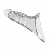 Прозрачная насадка на пенис - 22 см. - Baile - в Йошкар-Оле купить с доставкой