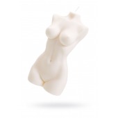 Белая интерьерная свеча в форме женского торса - 850 гр. - Pecado - купить с доставкой в Йошкар-Оле