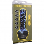 Черно-синяя мини-машина на присоске Tendril Thruster - 21,6 см. - Doc Johnson - купить с доставкой в Йошкар-Оле