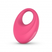Розовое интерактивное эрекционное виброкольцо Leo - Easy toys - в Йошкар-Оле купить с доставкой