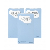 Набор из 3 упаковок ультратонких презервативов Pleasure Lab (по 12 шт.) - Pleasure Lab - купить с доставкой в Йошкар-Оле