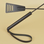 Черный кожаный стек «Сириус» - 60 см. - Sitabella - купить с доставкой в Йошкар-Оле