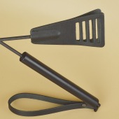 Черный кожаный стек «Сириус» - 60 см. - Sitabella - купить с доставкой в Йошкар-Оле