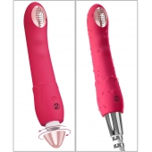Малиновая насадка на душ с вибрацией Showers to orgasm - 20,1 см. - Orion - купить с доставкой в Йошкар-Оле
