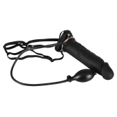 Полый страпон с эффектом увеличения Inflatable Strap-On - 18,5 см. - Orion - купить с доставкой в Йошкар-Оле