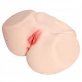 Мастурбатор-полуторс с двойным слоем материала и вибрацией Jenny Onahole Real Vagina - KOKOS - в Йошкар-Оле купить с доставкой