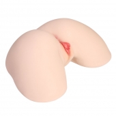 Мастурбатор-полуторс с двойным слоем материала и вибрацией Jenny Onahole Real Hips - KOKOS - в Йошкар-Оле купить с доставкой