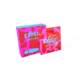 Презервативы с разогревающим эффектом Expert Hot Love - 3 шт. - Expert - купить с доставкой в Йошкар-Оле