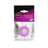 Лиловое эрекционное кольцо с 2 рядами стимулирующих шариков - Erowoman-Eroman - в Йошкар-Оле купить с доставкой