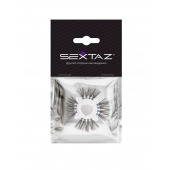 Эластичное эрекционное кольцо с черными «ресничками» - Sextaz - в Йошкар-Оле купить с доставкой