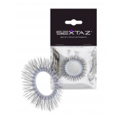 Круглое эрекционное кольцо с «ресничками» - Sextaz - в Йошкар-Оле купить с доставкой