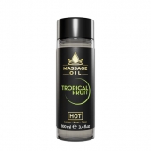 Массажное масло c ароматом тропических фруктов Massage Oil - 100 мл. - HOT - купить с доставкой в Йошкар-Оле