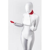 Красный ошейник с подкладкой из меха - ToyFa - купить с доставкой в Йошкар-Оле