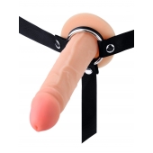 Мужской полый страпон на регулируемых ремнях - 18,5 см. - Sex Expert - купить с доставкой в Йошкар-Оле