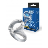 Прозрачное двойное эрекционное кольцо - Sex Expert - в Йошкар-Оле купить с доставкой