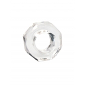 Прозрачное эрекционное кольцо в форме гайки - Sex Expert - в Йошкар-Оле купить с доставкой