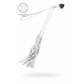 Белая кожаная плеть - 50 см. - Pecado - купить с доставкой в Йошкар-Оле