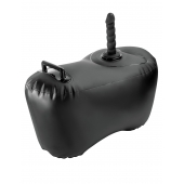 Черное надувное кресло с платформой для фиксации дилдо Body Dock Inflatable Love Seat - Pipedream - купить с доставкой в Йошкар-Оле