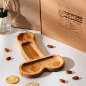 Деревянное блюдо для подачи в форме члена (25 х 16,5 х 1,7 см) - Сима-Ленд - купить с доставкой в Йошкар-Оле