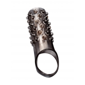 Дымчатая насадка на пенис с выпуклостями - 12 см. - Sex Expert - в Йошкар-Оле купить с доставкой