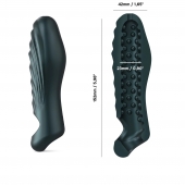 Серая силиконовая насадка на пенис с подхватом Manwan Ryzer - Manwan - в Йошкар-Оле купить с доставкой