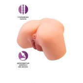 Телесный реалистичный мастурбатор-полуторс с 2 любовными входами - No Name - в Йошкар-Оле купить с доставкой