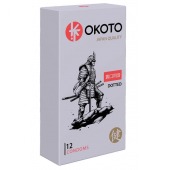 Точечные презервативы OKOTO Dotted - 12 шт. - Sitabella - купить с доставкой в Йошкар-Оле