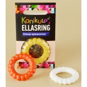 Цветное рельефное эрекционное кольцо Ellasring - Sitabella - в Йошкар-Оле купить с доставкой
