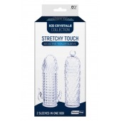 Набор из 2 прозрачных насадок на член Seductive Tickler Sleeves Set - NMC - в Йошкар-Оле купить с доставкой