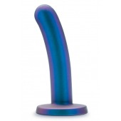 Синяя насадка с гладкой поверхностью Surrender 5.75 Inch Intermediate Pegging Dildo - 14,6 см. - Blush Novelties - купить с доставкой в Йошкар-Оле