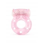 Розовое эрекционное виброкольцо с бабочкой - 1137 - в Йошкар-Оле купить с доставкой