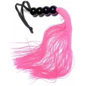 Розовая силиконовая плеть - 35,5 см. - Boys of Toys - купить с доставкой в Йошкар-Оле