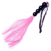 Розовая силиконовая плеть - 35,5 см. - Boys of Toys - купить с доставкой в Йошкар-Оле