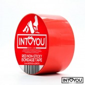 Красный скотч для фиксации Non-Sticky Bondage Tape - 15 м. - Intoyou - купить с доставкой в Йошкар-Оле